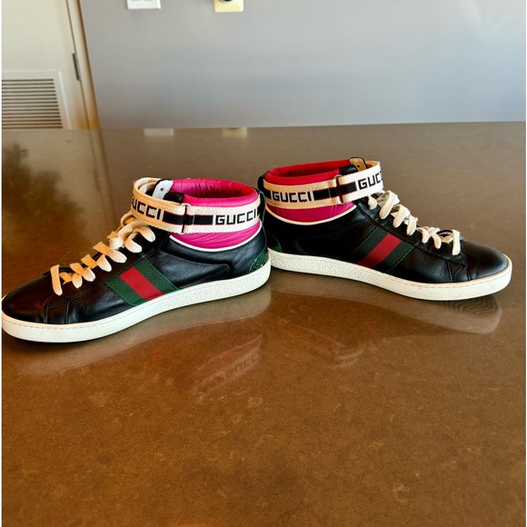 Women’s Gucci high top sneakers. - Picture 4 of 7